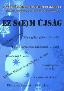 Ez S(e)M Újság - VI. évfolyam, 2. szám, december (2013)